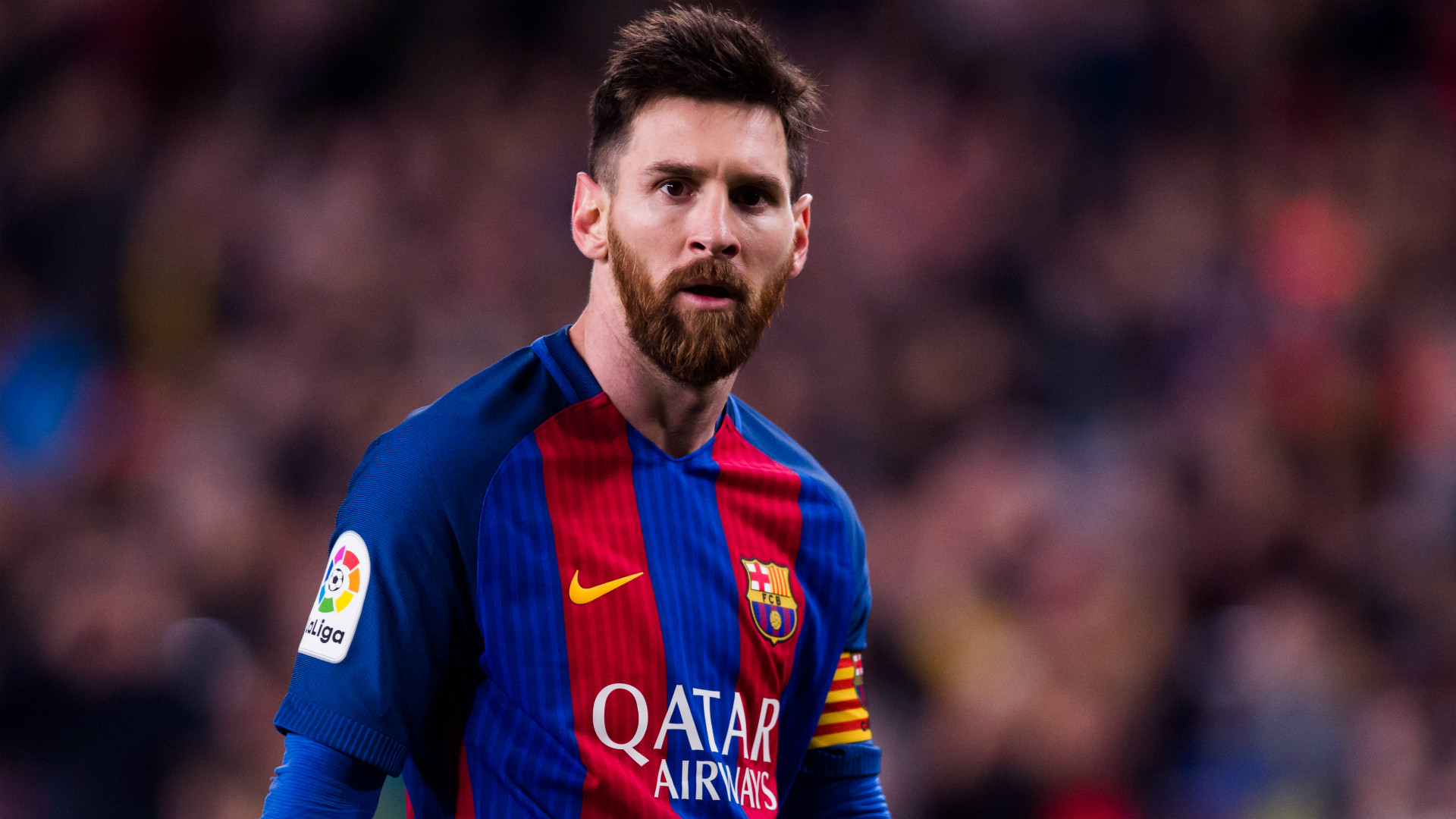 Lionel Messi Barcelona La Liga - Lionel Messi 2016 17 - HD Wallpaper 