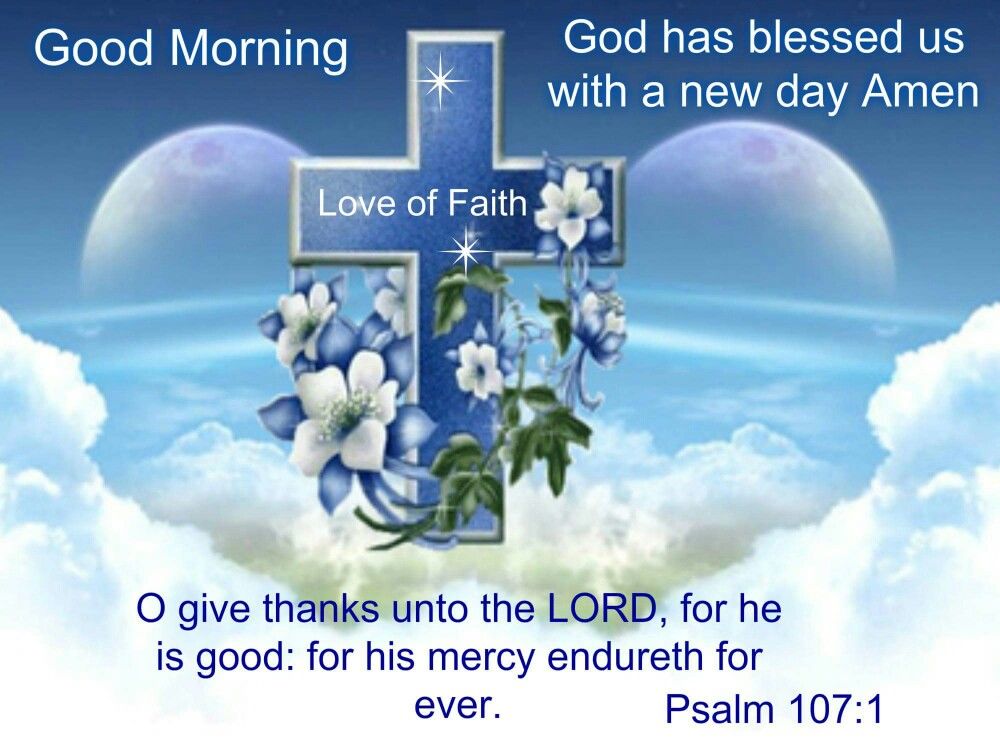 Good Morning, God Has Blessed Us With A New Day Amen - God Jesus Good Morning - HD Wallpaper 