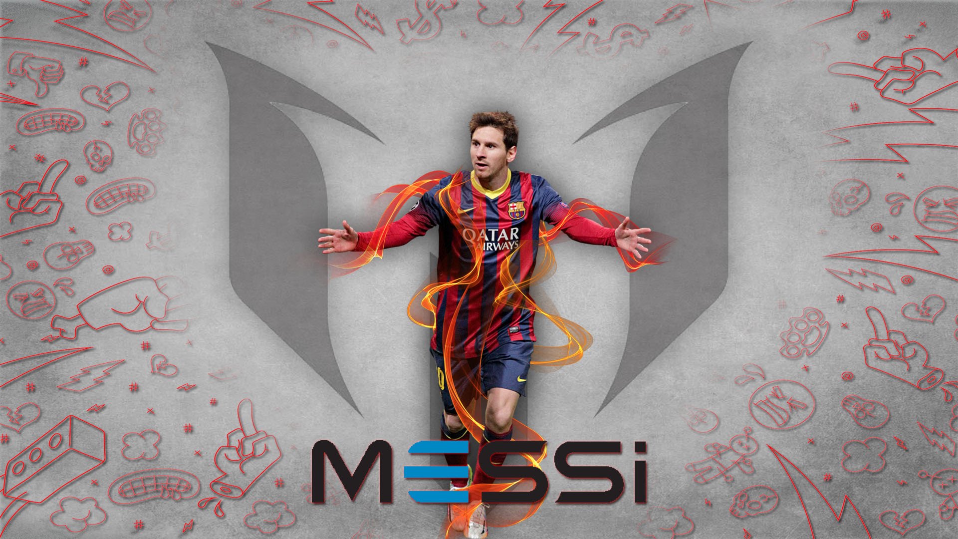 Messi Wallpaper Hd Wallpapers - Logo Messi - HD Wallpaper 