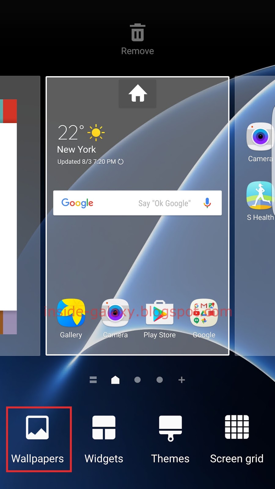 Add Widgets On Galaxy S7 - HD Wallpaper 