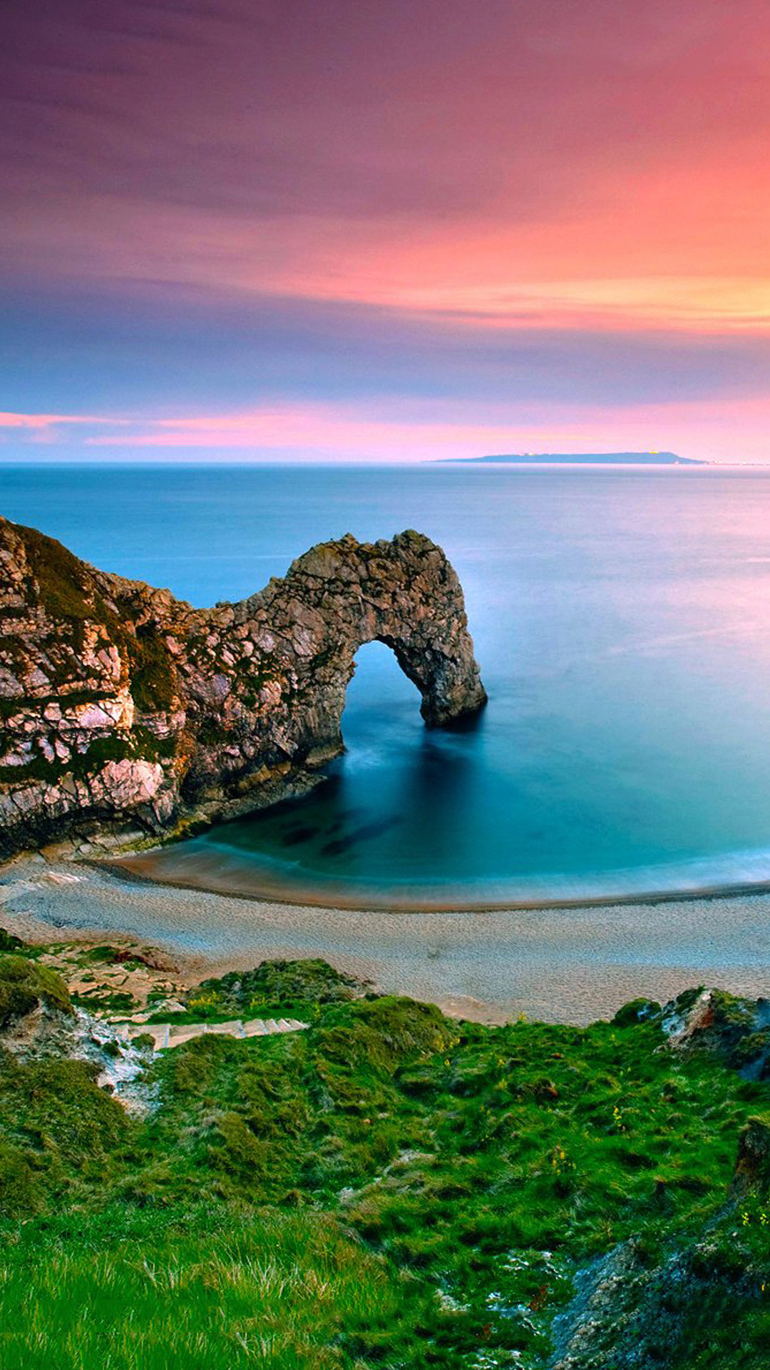 Sunset Ocean Reef Wallpapers For Galaxy S5 
 Data-src - Durdle Door - HD Wallpaper 