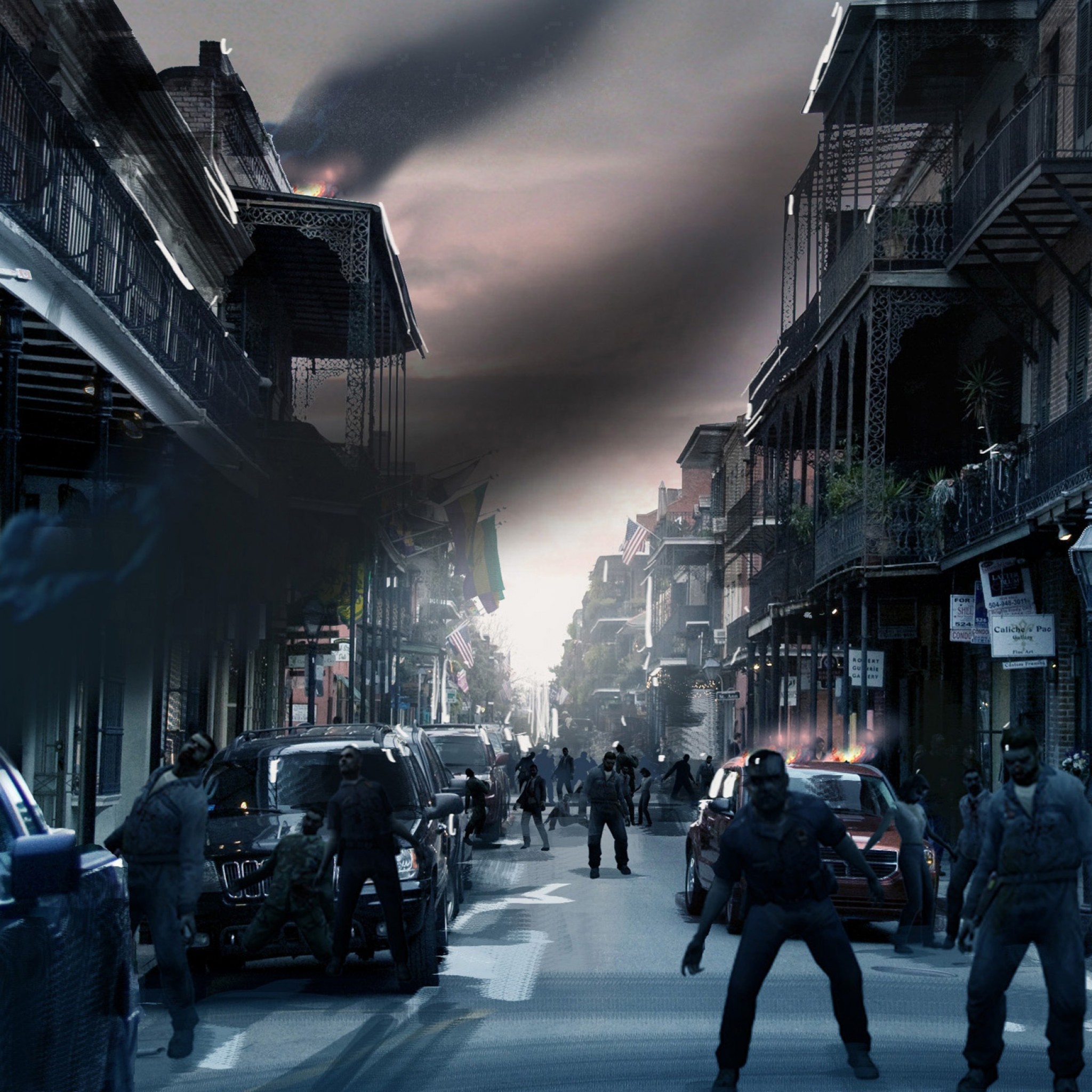 Zombie Apocalypse Wallpaper Ipad - HD Wallpaper 