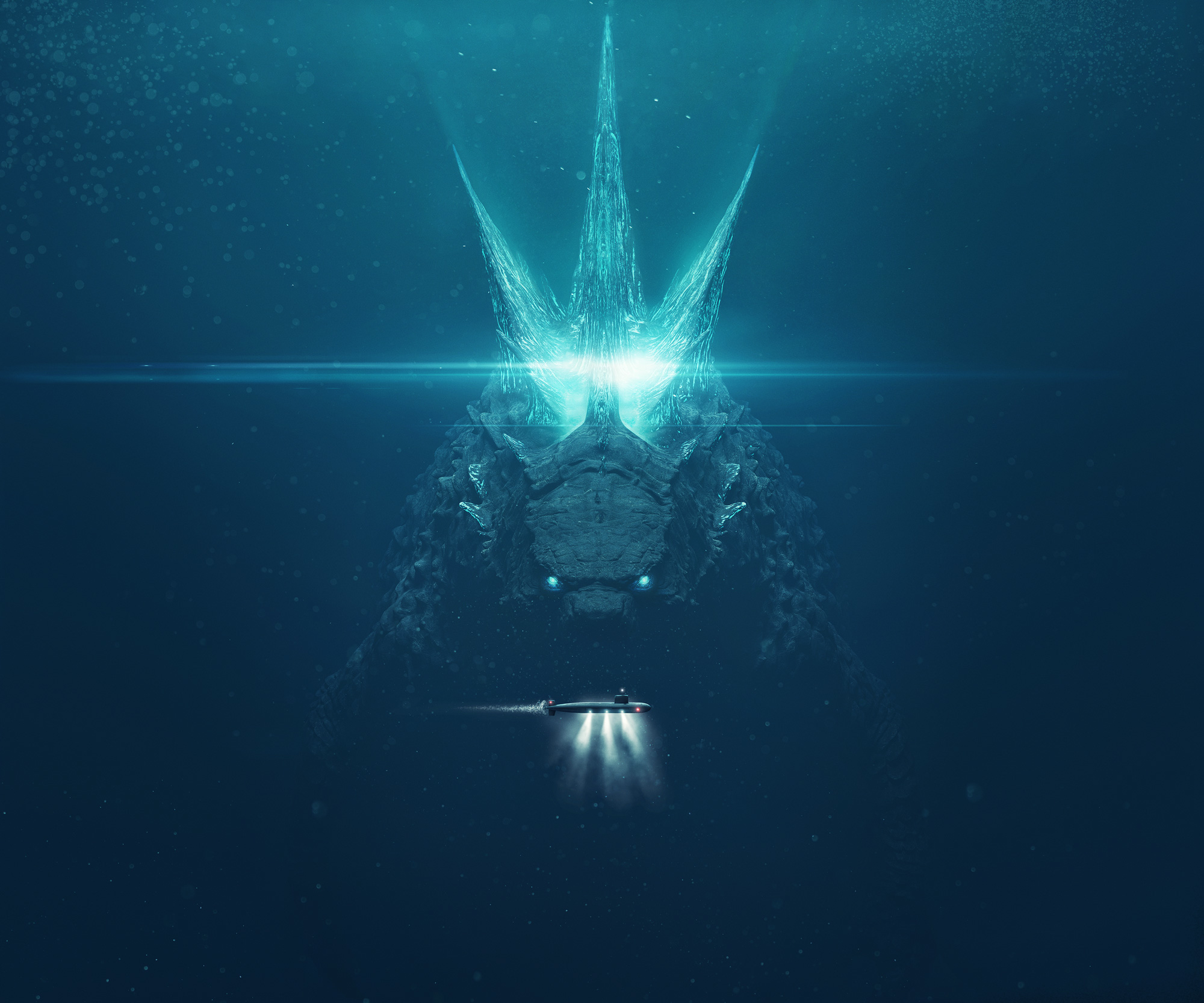Godzilla King Of The Monsters Underwater - HD Wallpaper 