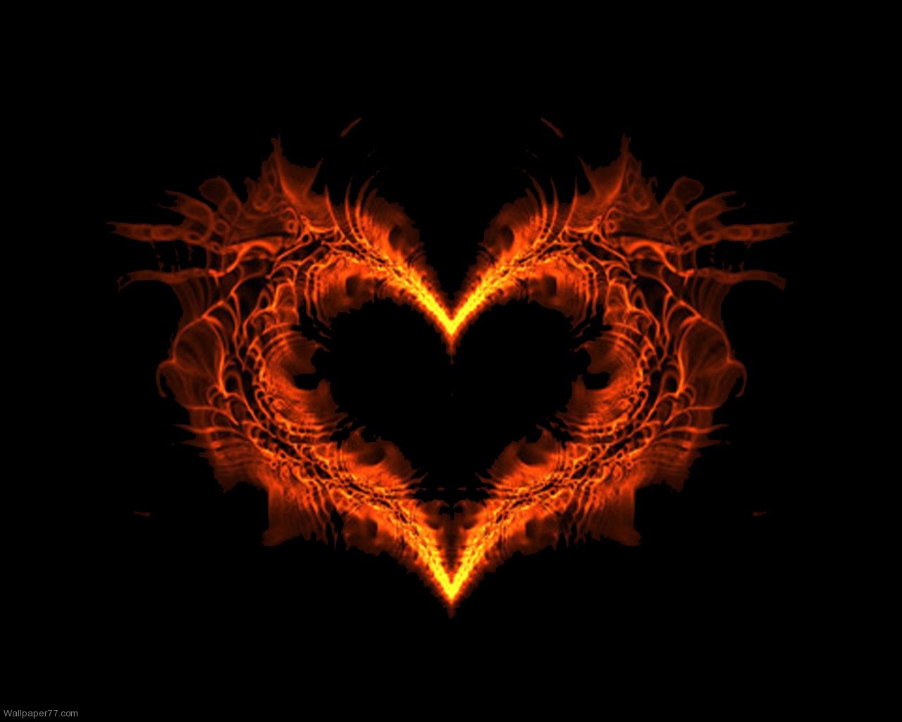 Fire Heart Wallpaper Flame Hearts 1280x1024 Wallpaper teahub.io