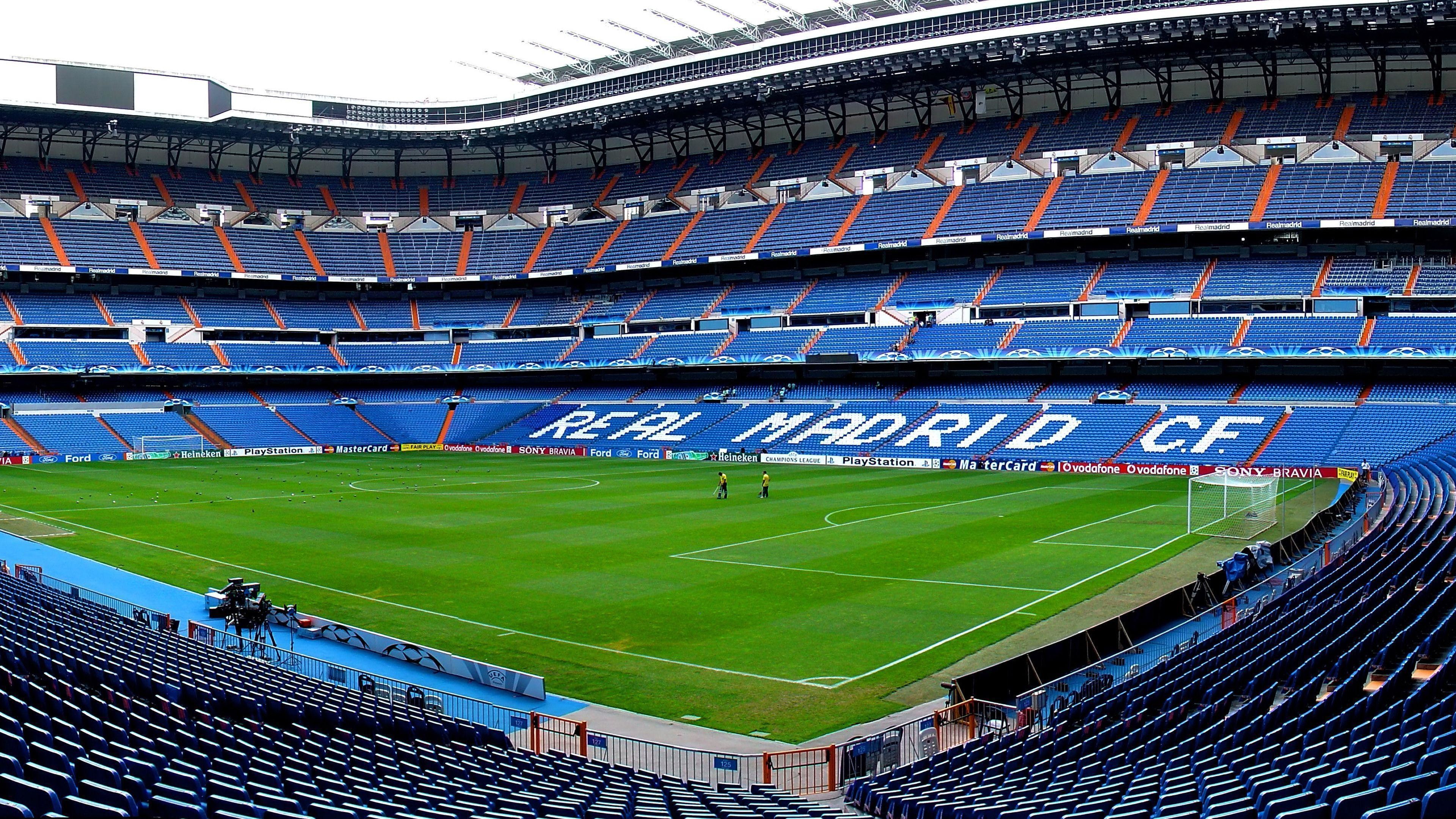 Real Madrid Santiago Bernabeu Stadium Wallpaper - Santiago Bernabéu Stadium - HD Wallpaper 