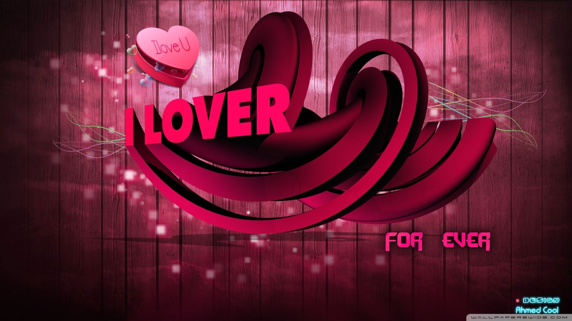 Lover Colorful 3d Love Wallpapers I Lover 3d Wallpaper - Love R Wallpaper Hd - HD Wallpaper 