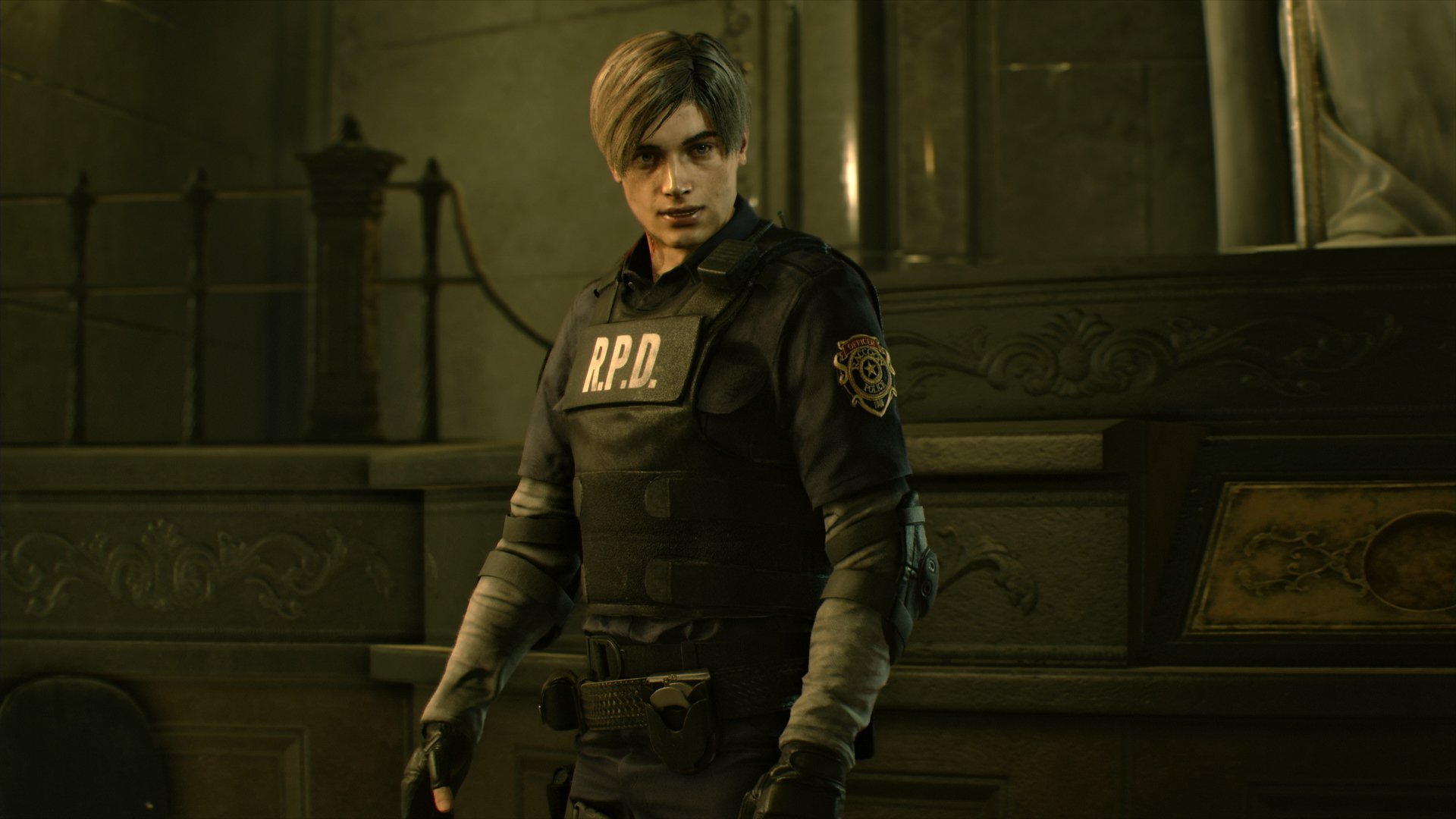 León Resident Evil 2 Remake - HD Wallpaper 