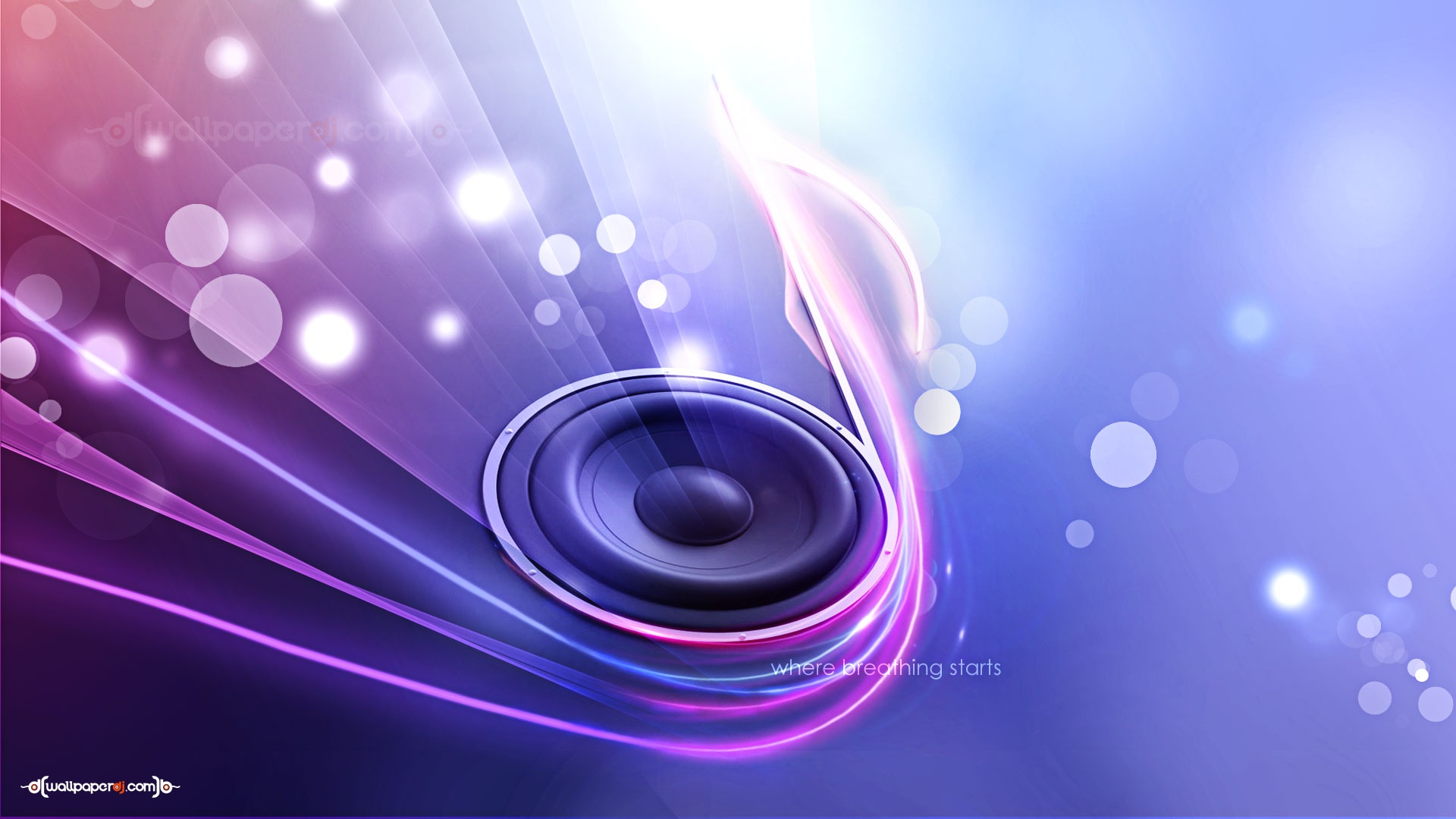 The Soul Of Sound Hd And Wide Wallpapers - Light & Sound Background - HD Wallpaper 
