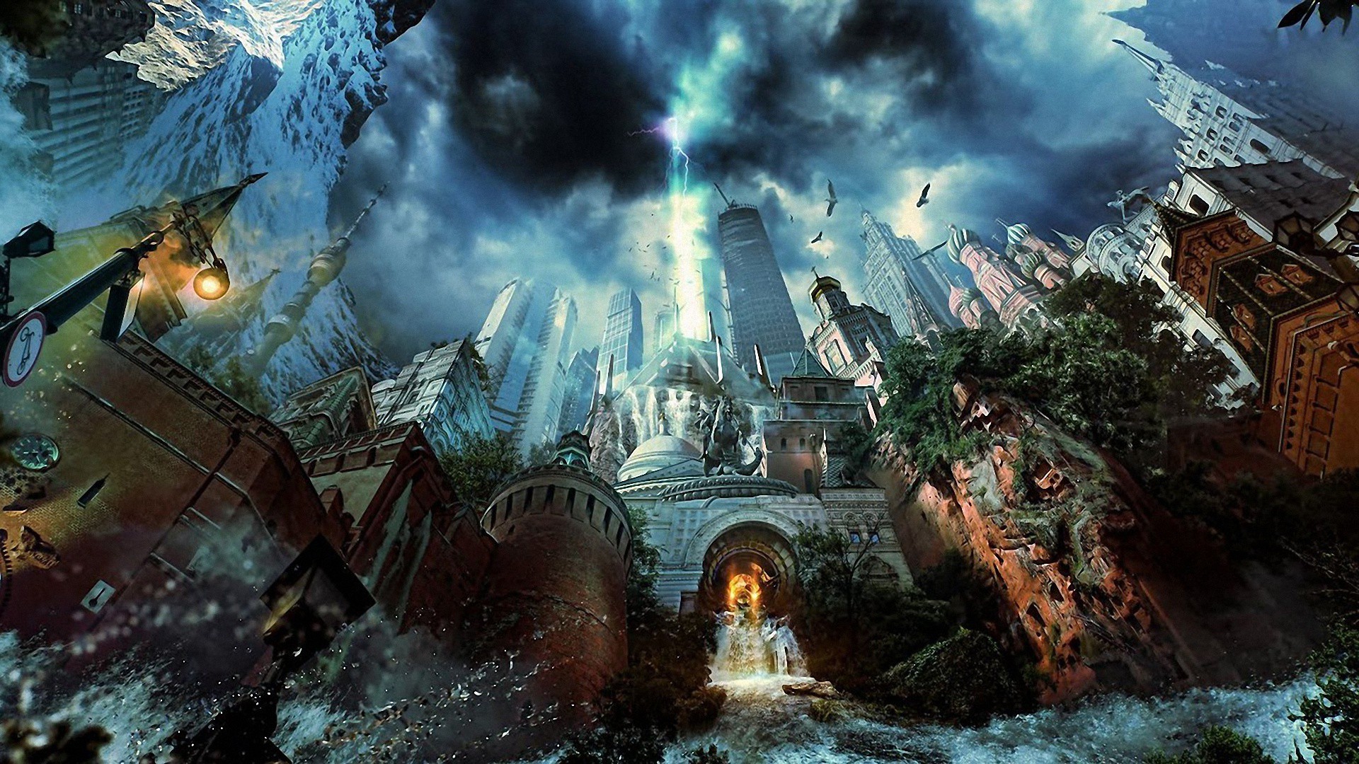 Pc Background Hd Fantasy - HD Wallpaper 