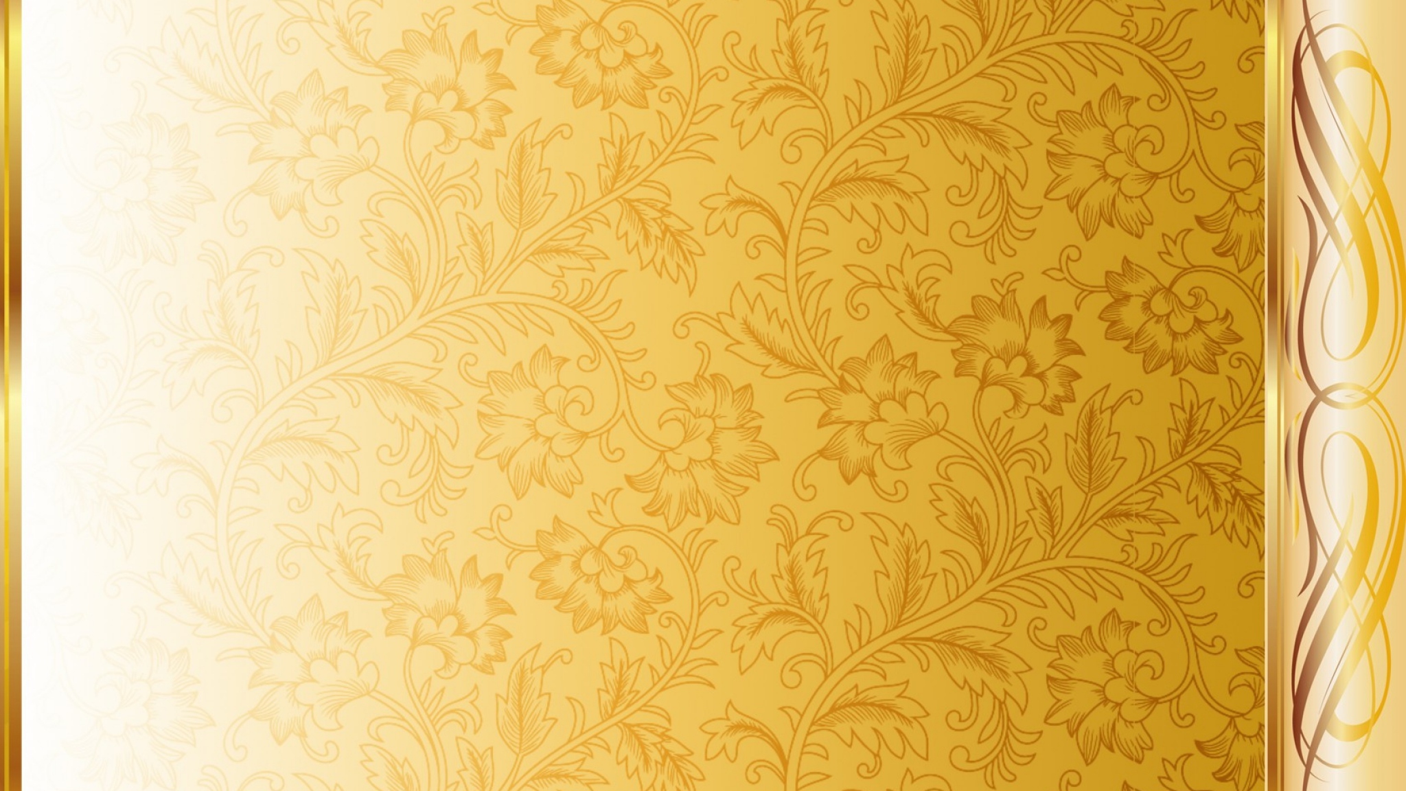 Gold Background Design Hd - 2048x1152 Wallpaper 