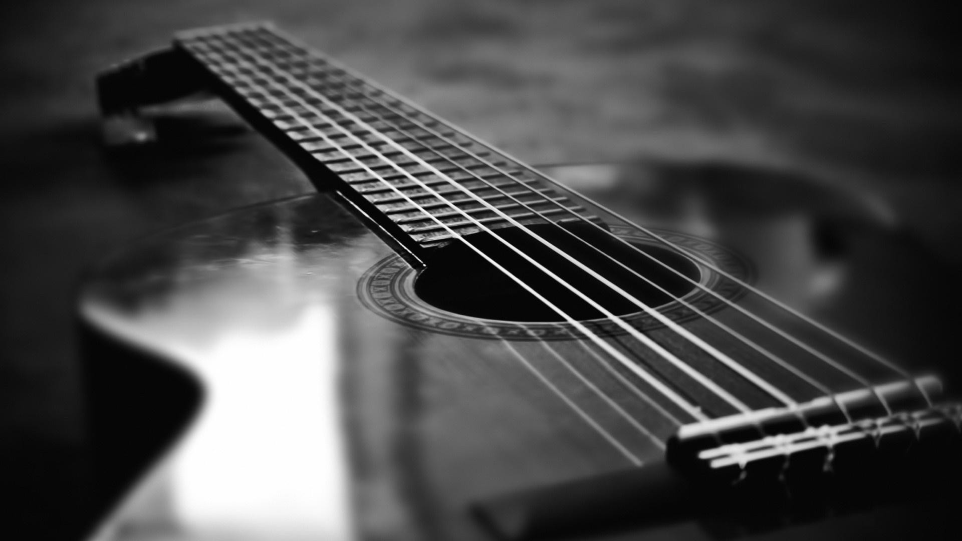 Taylor Guitar Wallpaper - Guitar Black And White - HD Wallpaper 