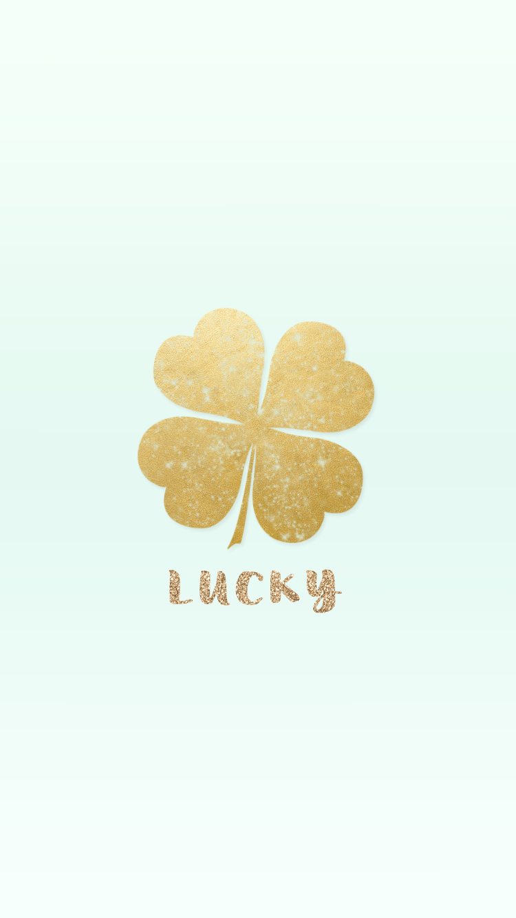 Cute Four Leaf Clover - HD Wallpaper 