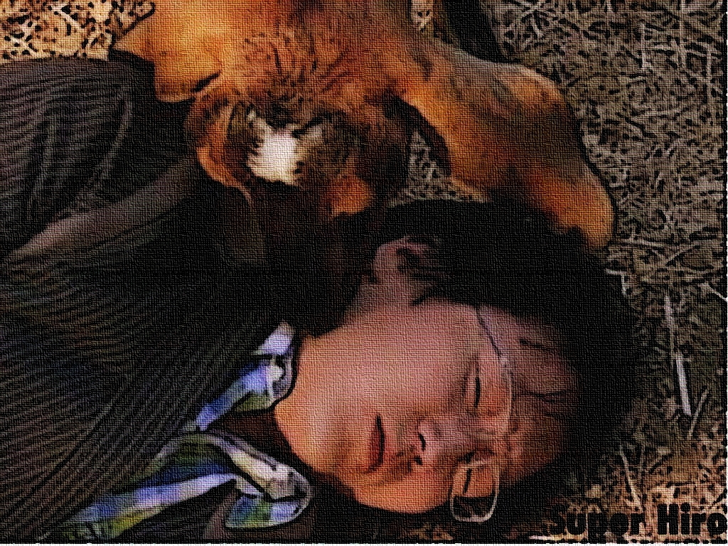 Super Hiro Goat Wallpaper - Painting - HD Wallpaper 