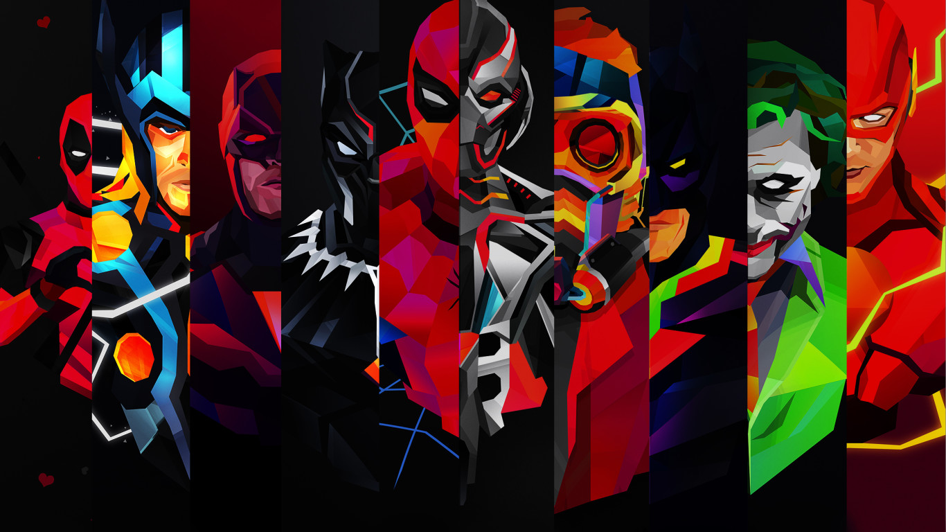 Dc Heroes - HD Wallpaper 