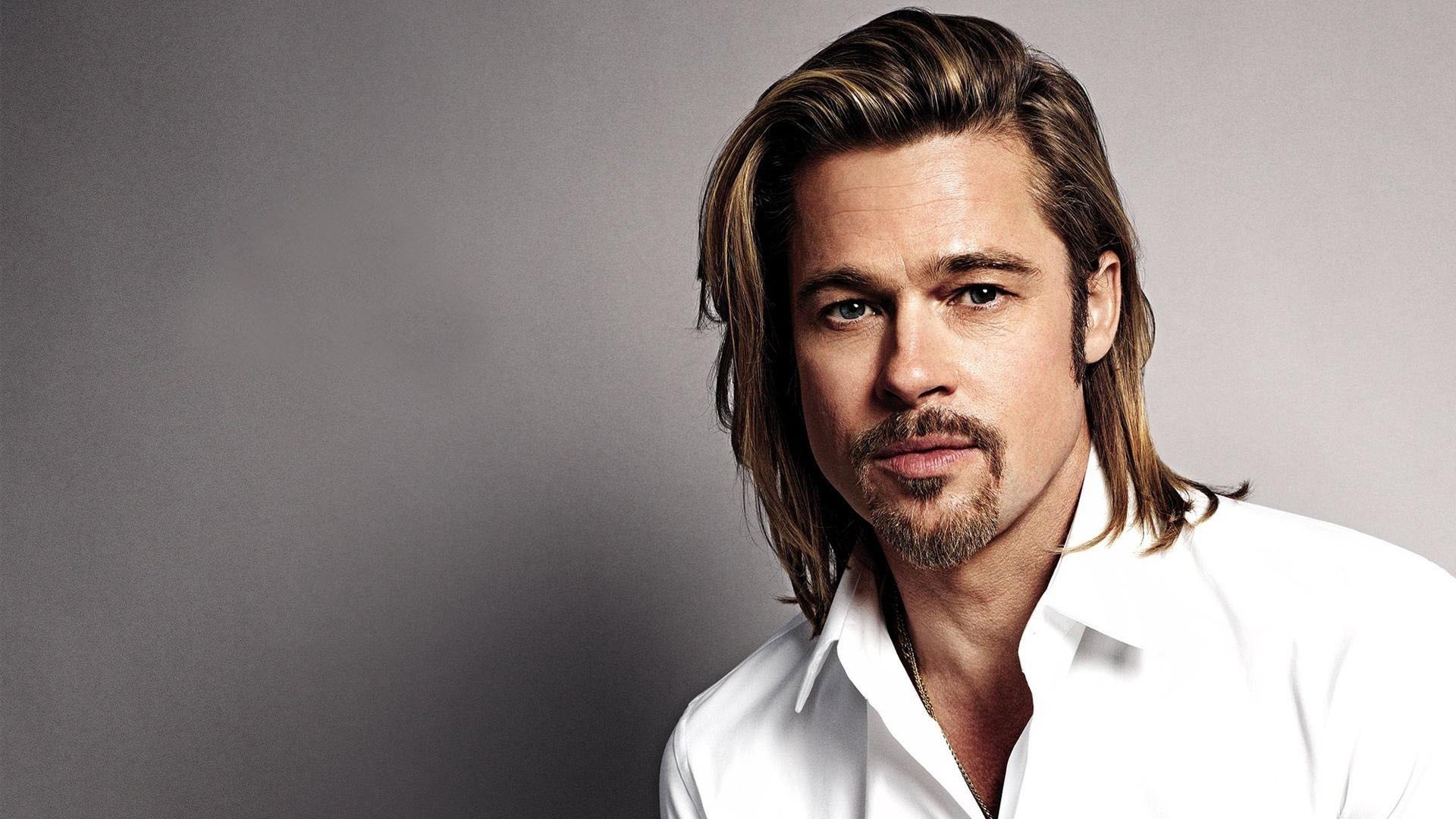 Celebrity, Brad Pitt, Beard, Hollywood, Actor, Male, - Brad Pitt Hd - HD Wallpaper 