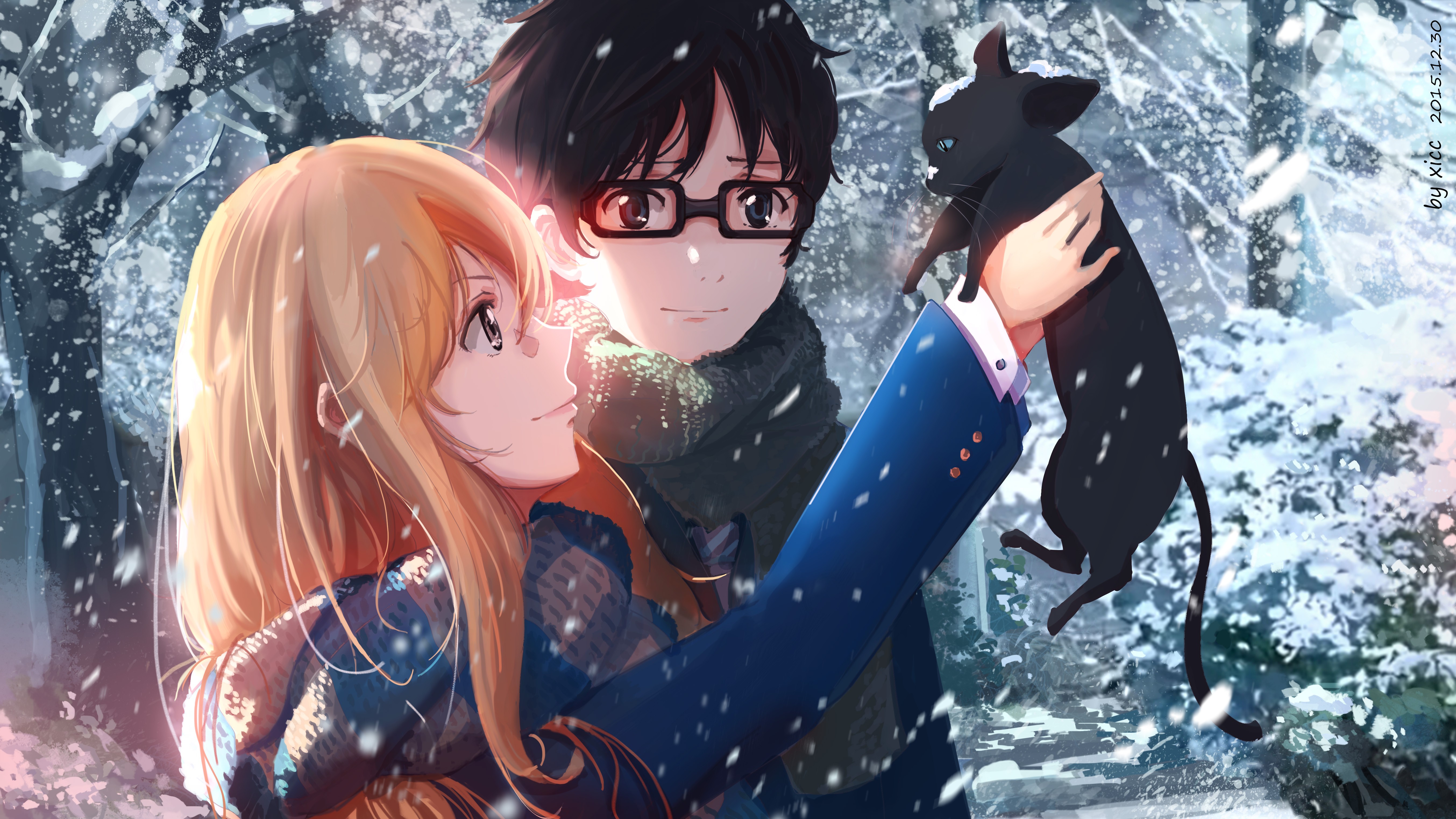 Awesome Your Lie In April Free Background Id - Shigatsu Wa Kimi No Uso Wallpaper Hd - HD Wallpaper 