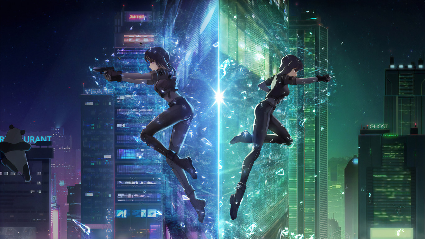 Ghost In The Shell 4k 1366x768 Wallpaper Teahub Io