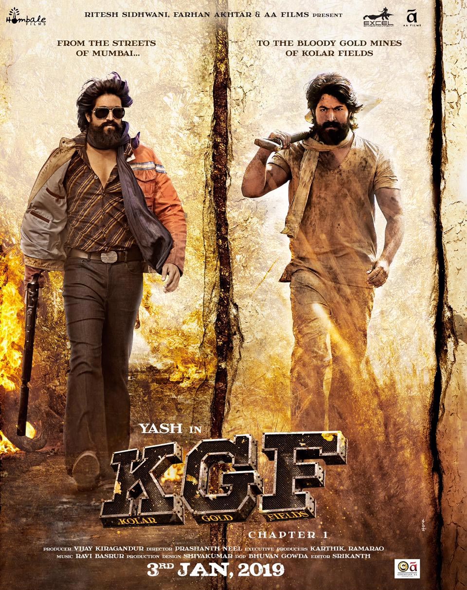 Kgf Movie Poster Hd - HD Wallpaper 