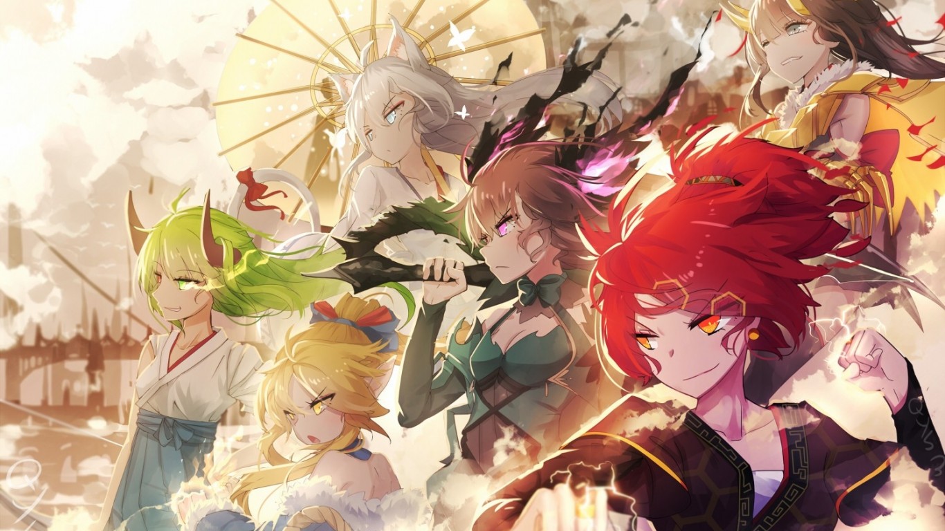 Anime Wallpaper - Anime Wallpaper Girl For Laptop - HD Wallpaper 