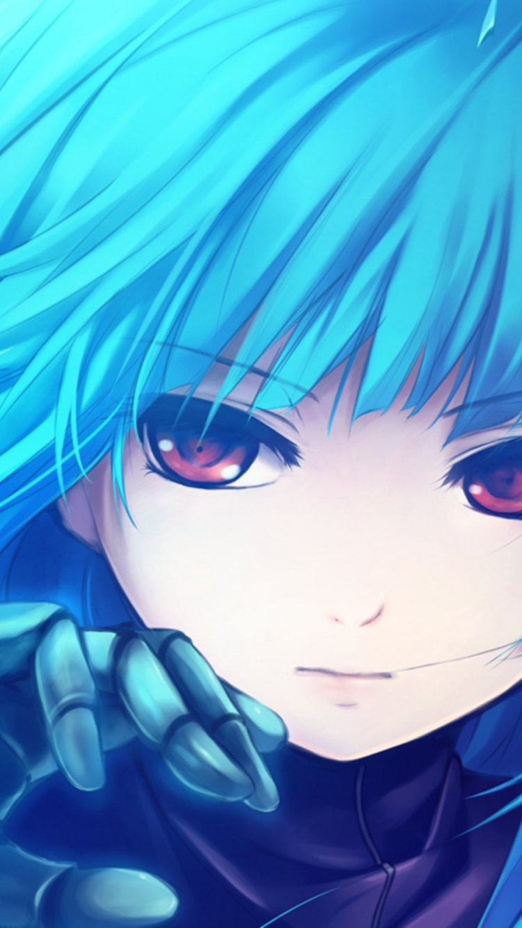 Blue Hair Anime Girl Warrior - HD Wallpaper 