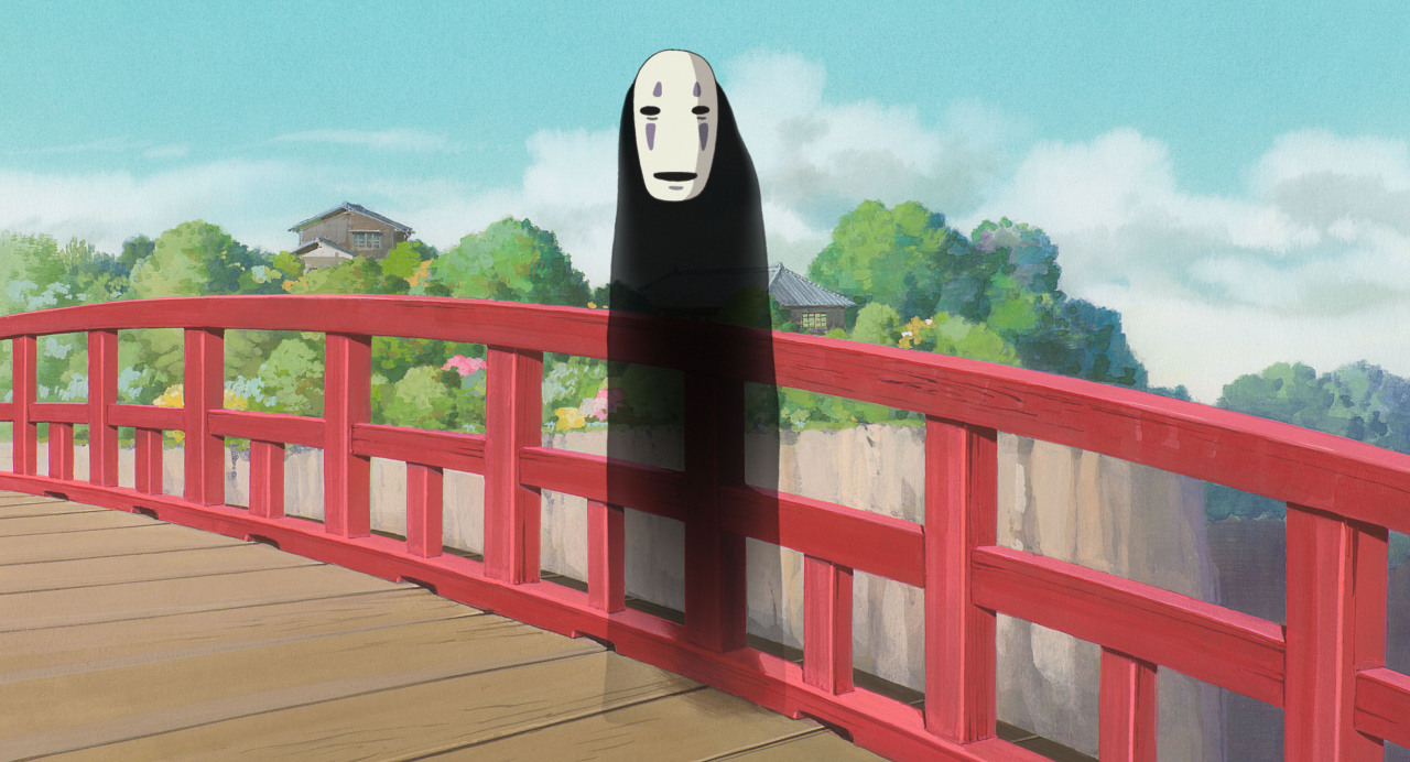 Spirited Away
follow For More Anime Desktop Wallpaper - Anime No Face Spirited Away - HD Wallpaper 