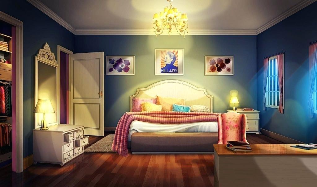 Anime Bedroom Int Bedroom Night Episode Bedrooms Set - HD Wallpaper 