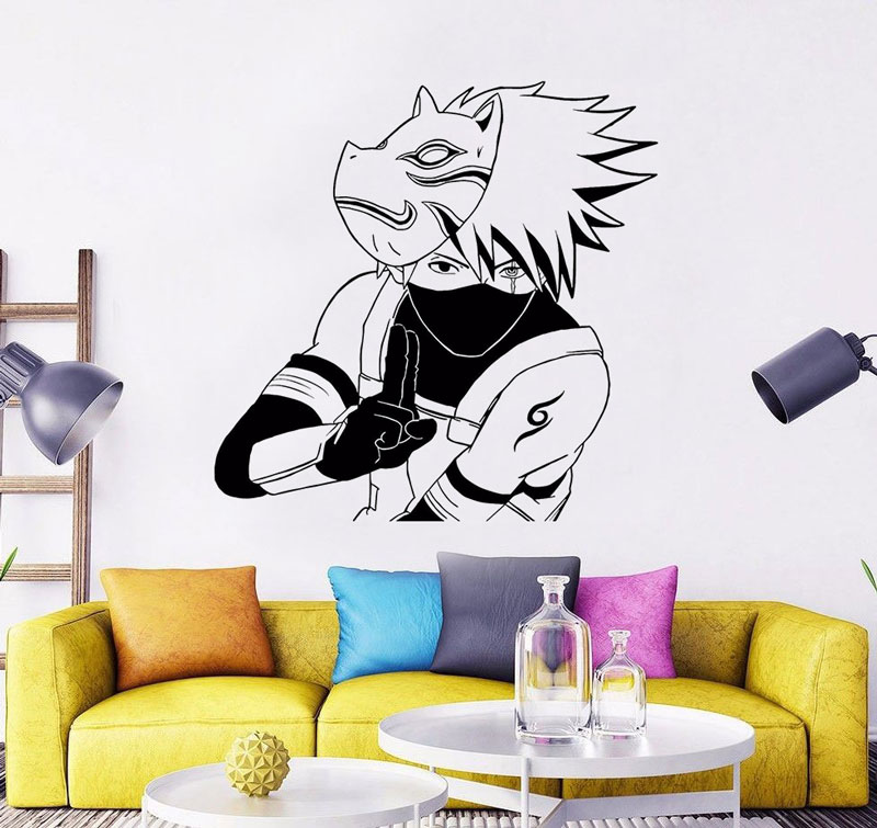 Kakashi Anbu Mask Drawing - HD Wallpaper 