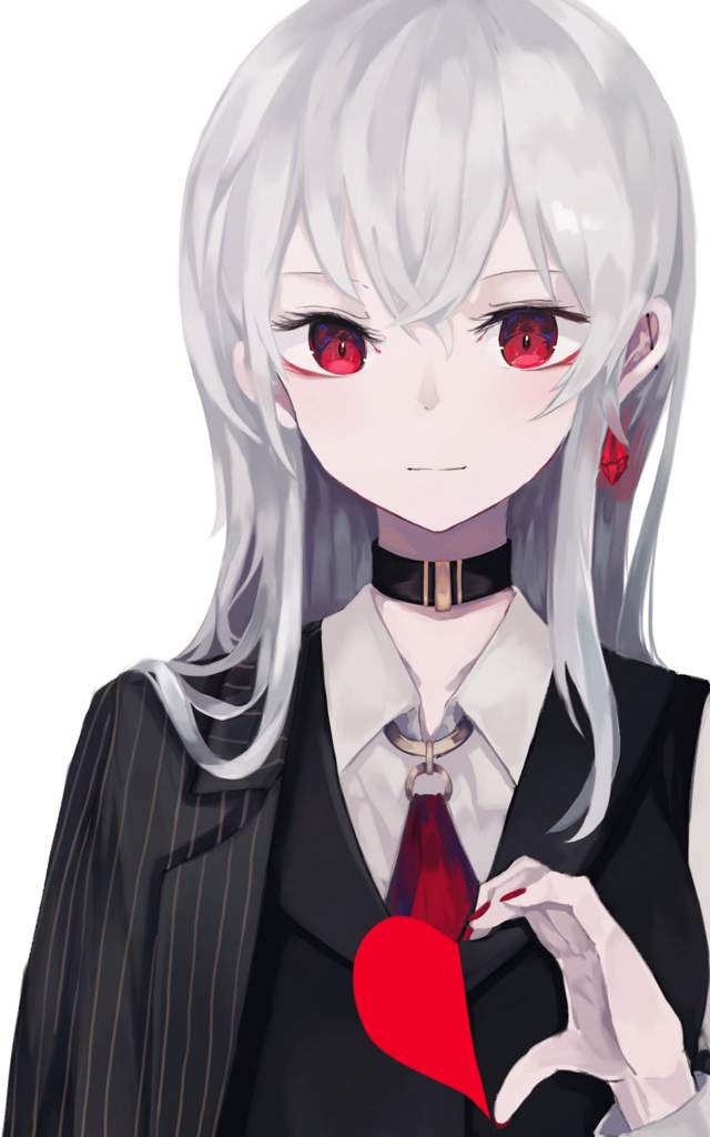 User Uploaded Image Anime Girl White Hair Red Eyes 640x1024 Wallpaper Teahub Io