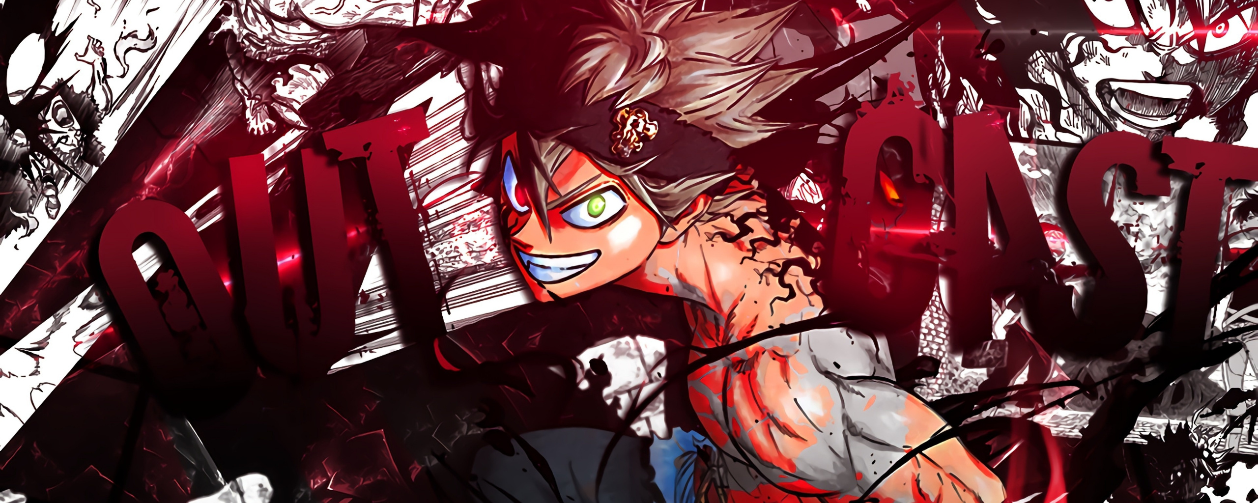 Asta, Black Clover, Anime Boy, Wallpaper 2560x1024 Wallpaper teahub.io