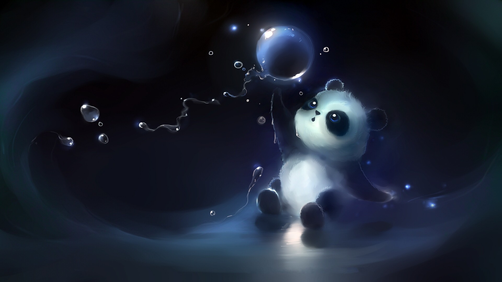 Panda Anime Cool Wallpapers 
 Data Src Free Cool Anime - Panda Background - HD Wallpaper 