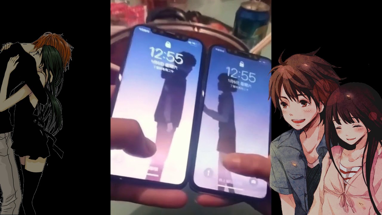 Anime Matching Lock Screens - HD Wallpaper 