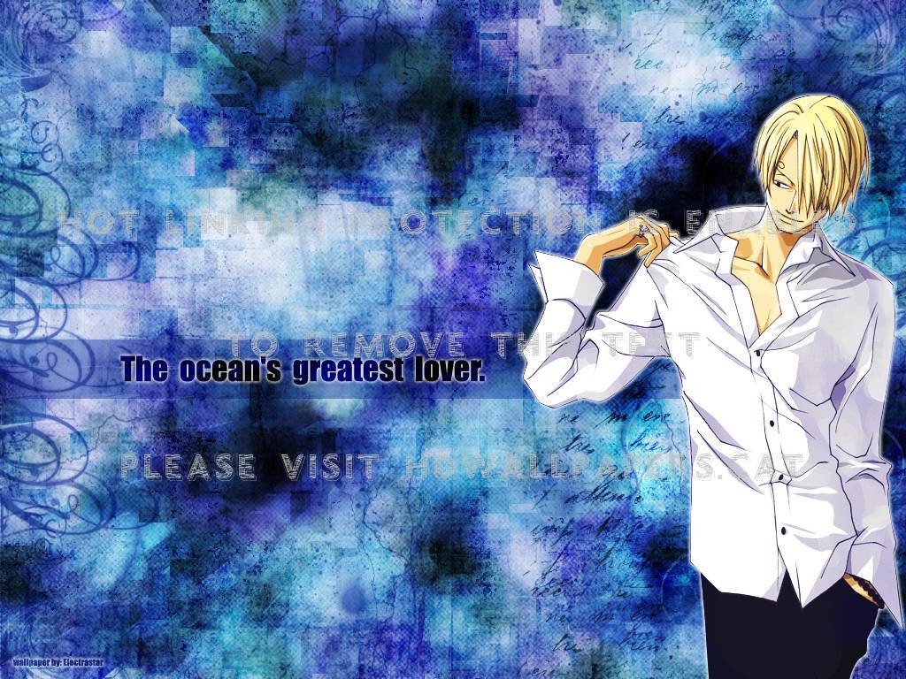 Sanji Oh Hani Good Anime - Sanji One Piece - HD Wallpaper 