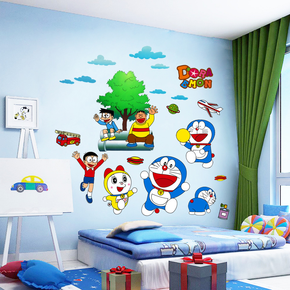 Doraemon Wallpaper For Bedroom - HD Wallpaper 