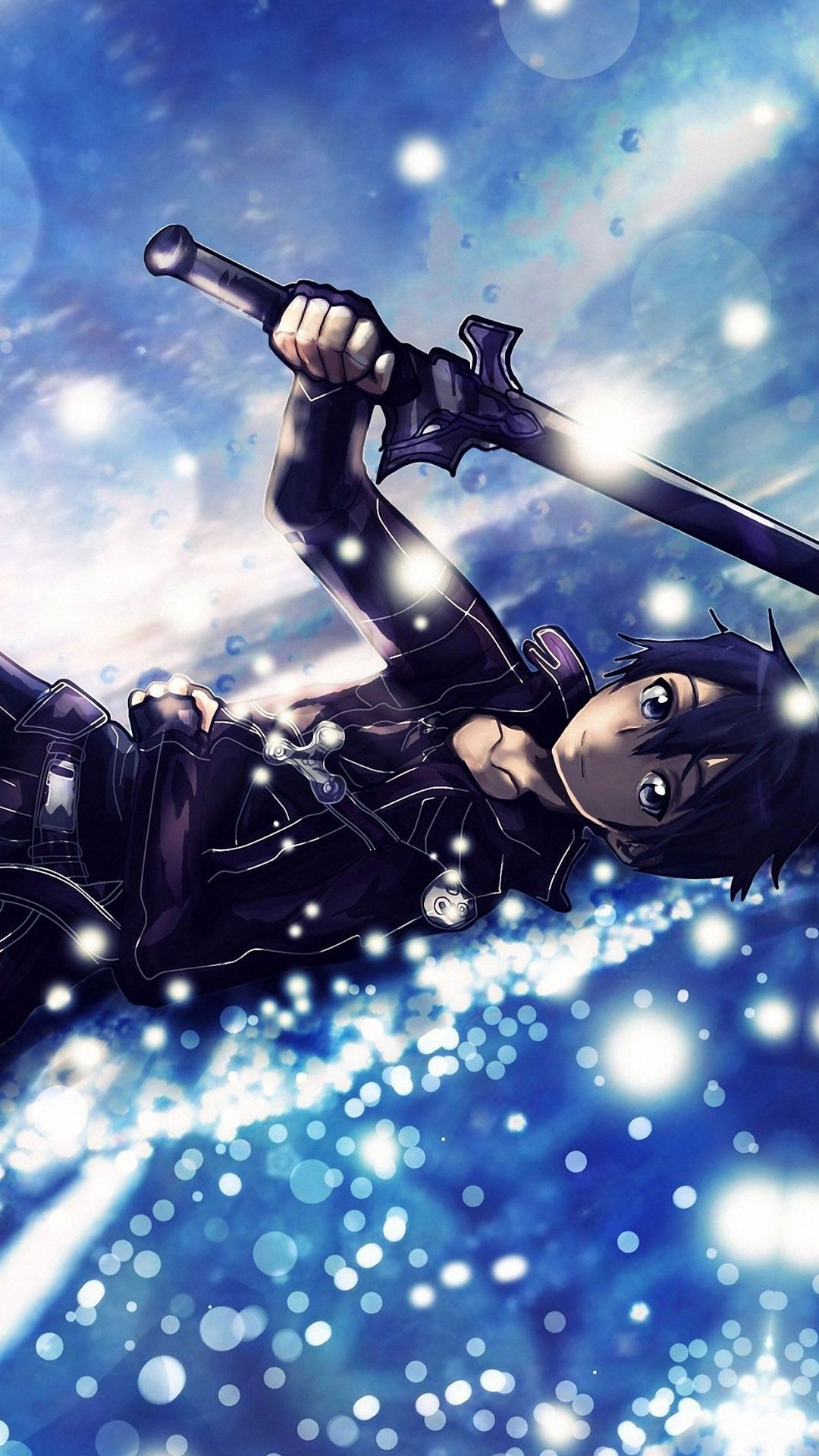 Anime Wallpaper For Iphone - Sao Kirito Wallpaper Iphone - HD Wallpaper 