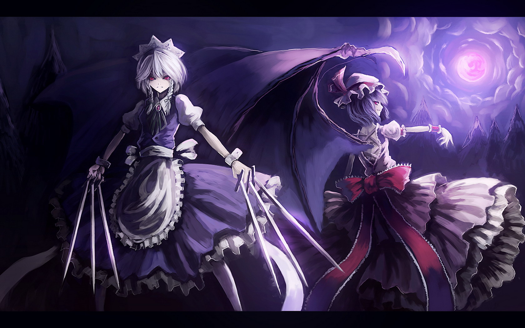 Good And Evil Wallpaper Free Wallpaper Download - Remilia Scarlet - HD Wallpaper 