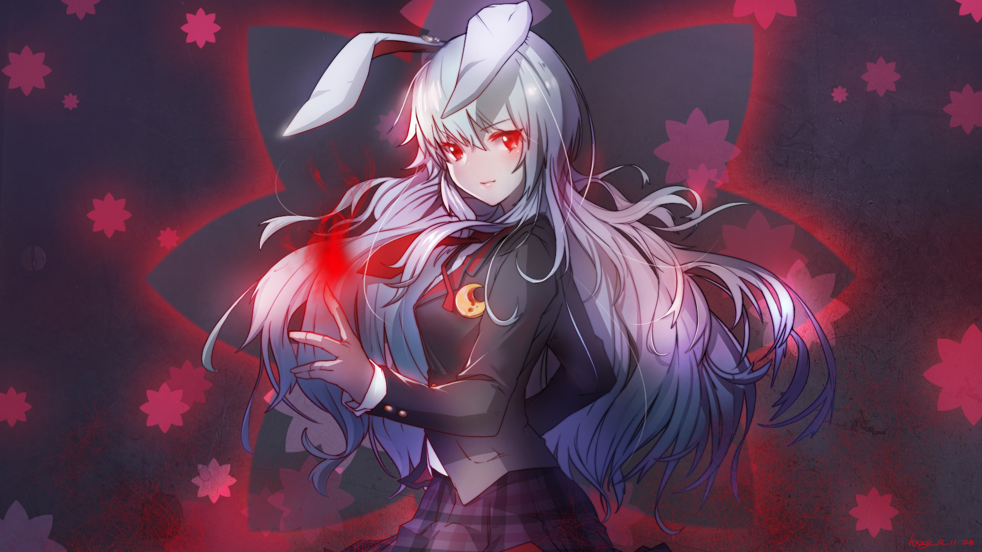 Reisen Udongein Inaba Bunny Ears - HD Wallpaper 