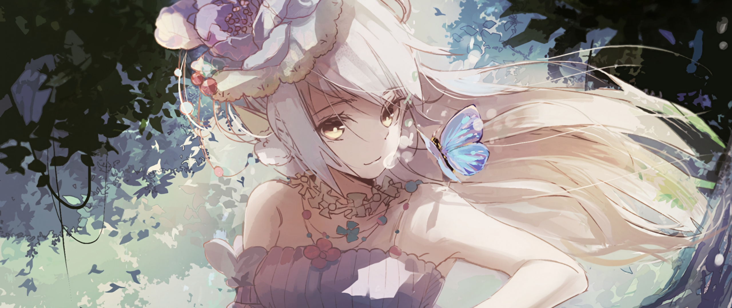 Blone Cute Anime Girl - HD Wallpaper 