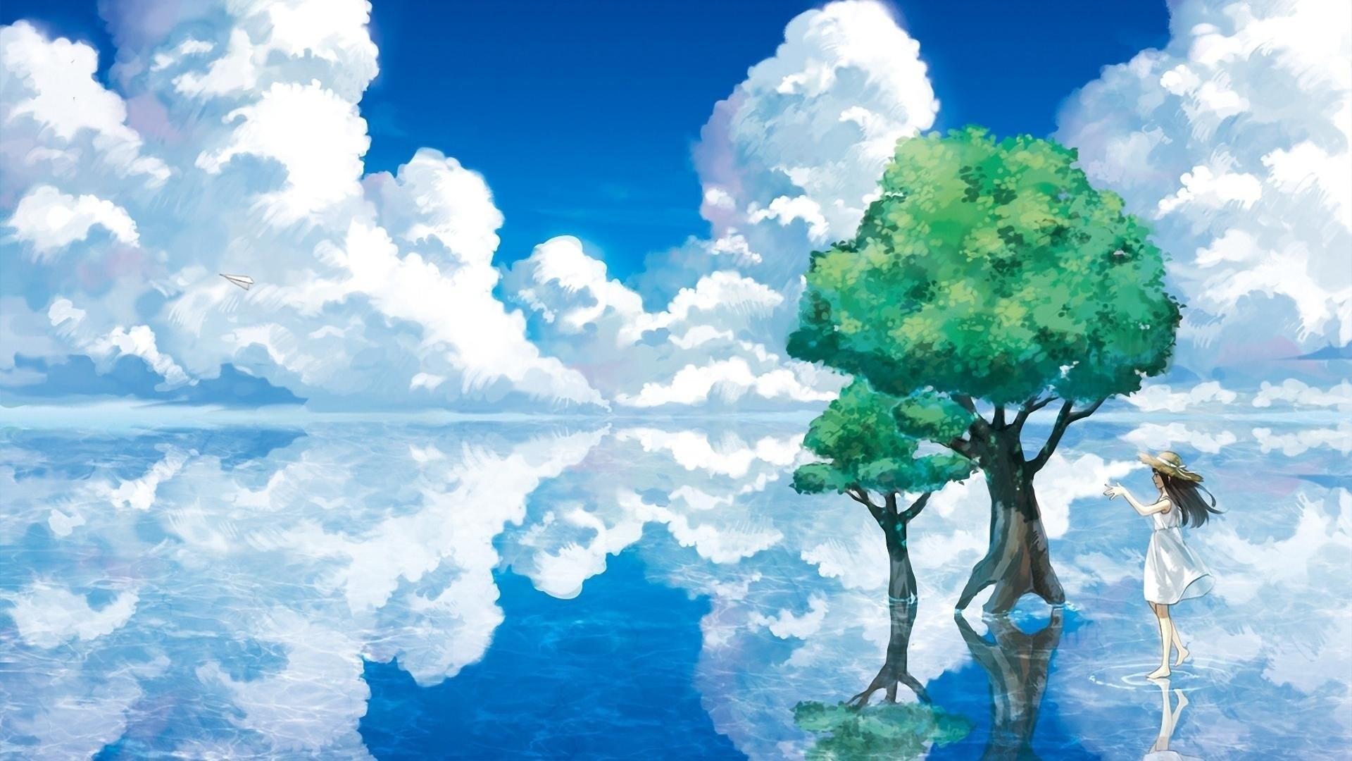 Water Anime - HD Wallpaper 