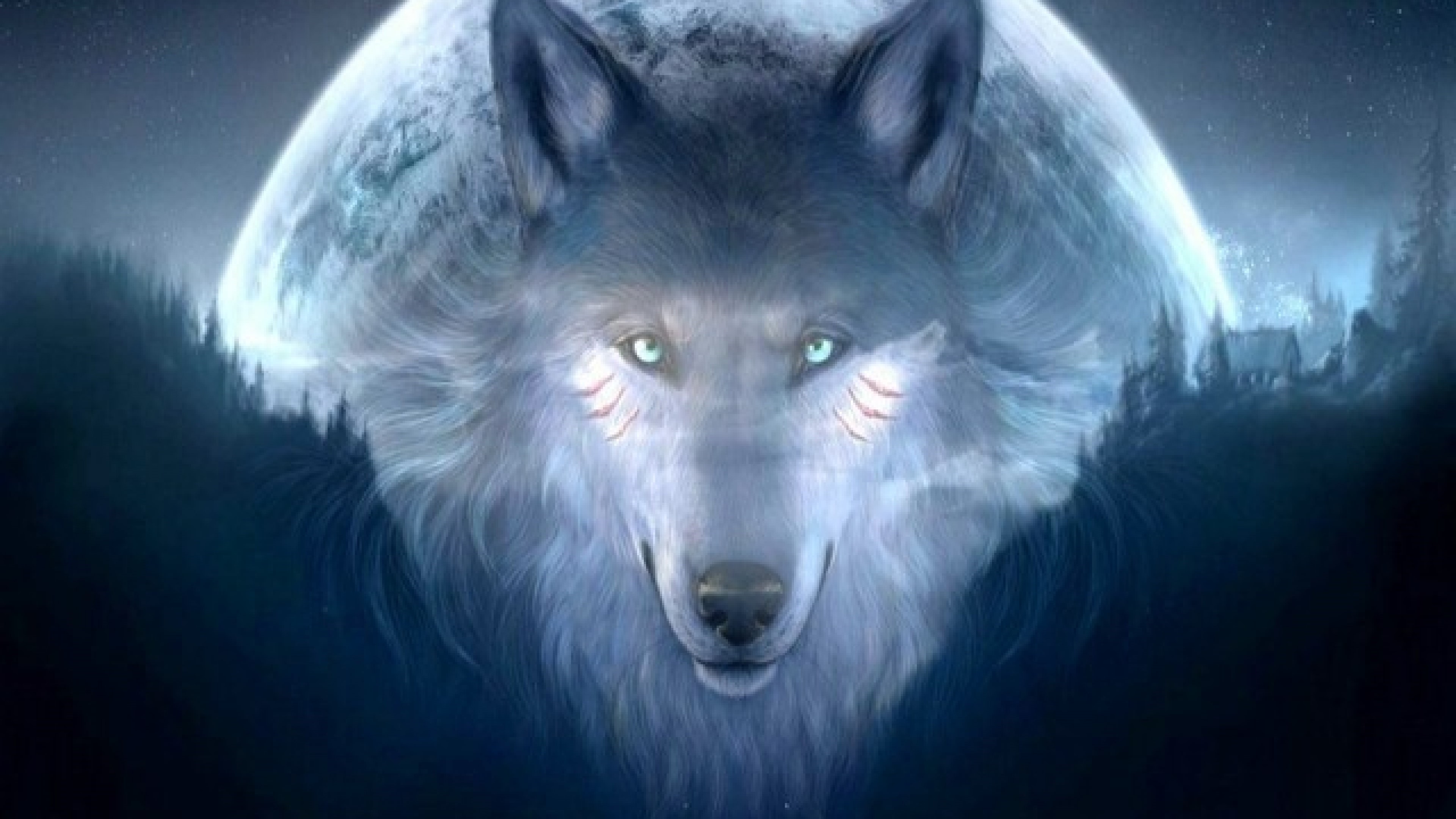 Anime Wallpaper Wolf - HD Wallpaper 