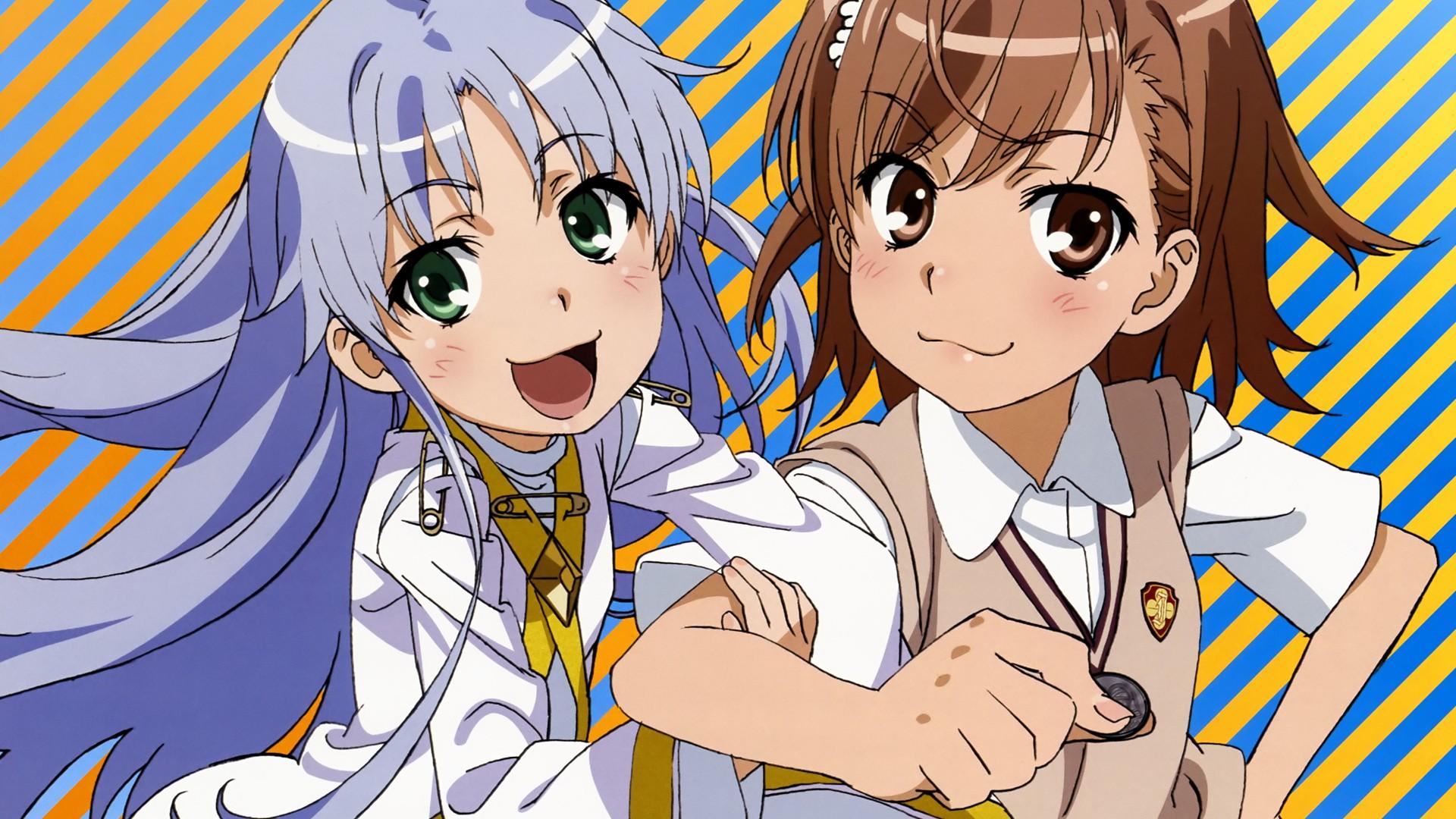 Anime, Girl, Couple - Mikoto Misaka - HD Wallpaper 