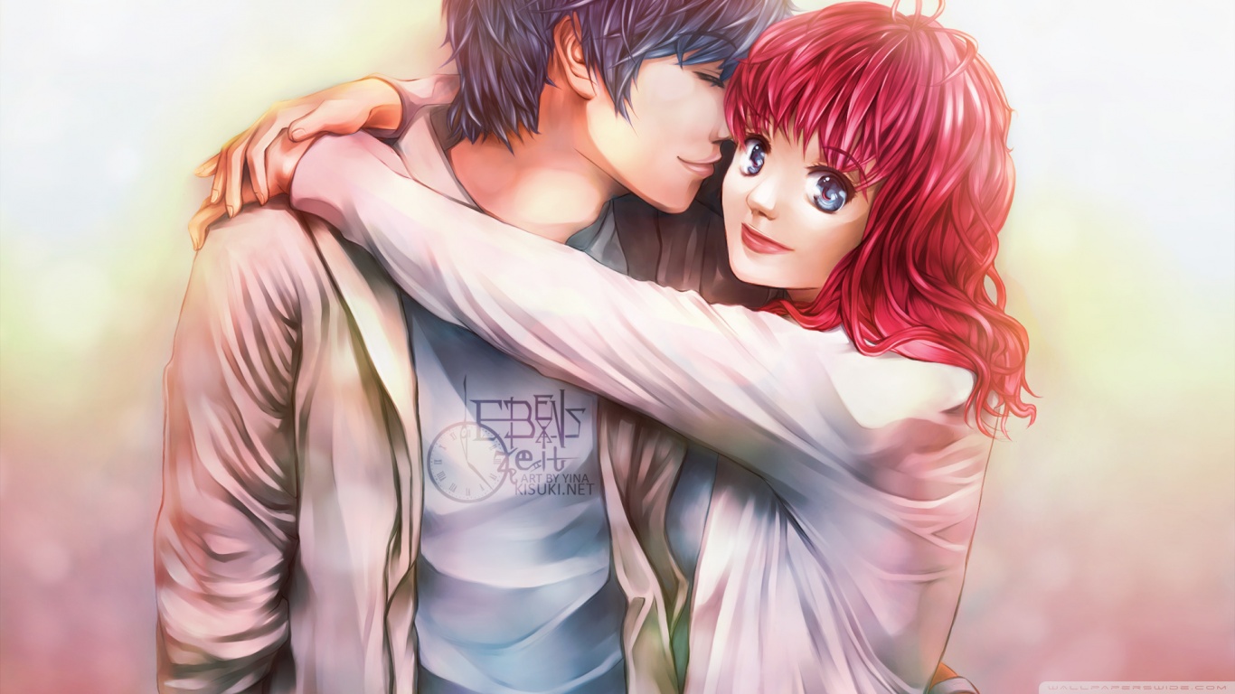 Boy And Girl Love Hd 1366x768 Wallpaper Teahub Io