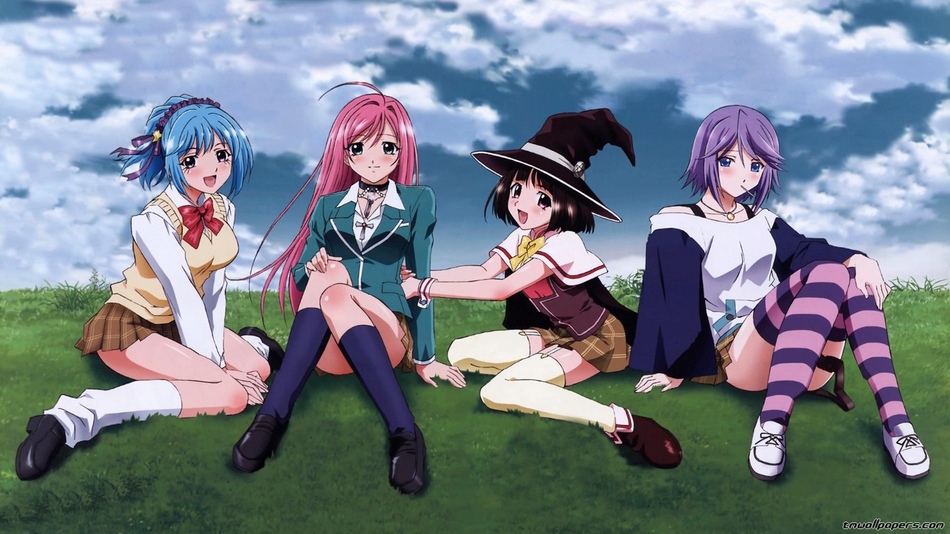Anime Wallpaper Rosario Vampire - HD Wallpaper 