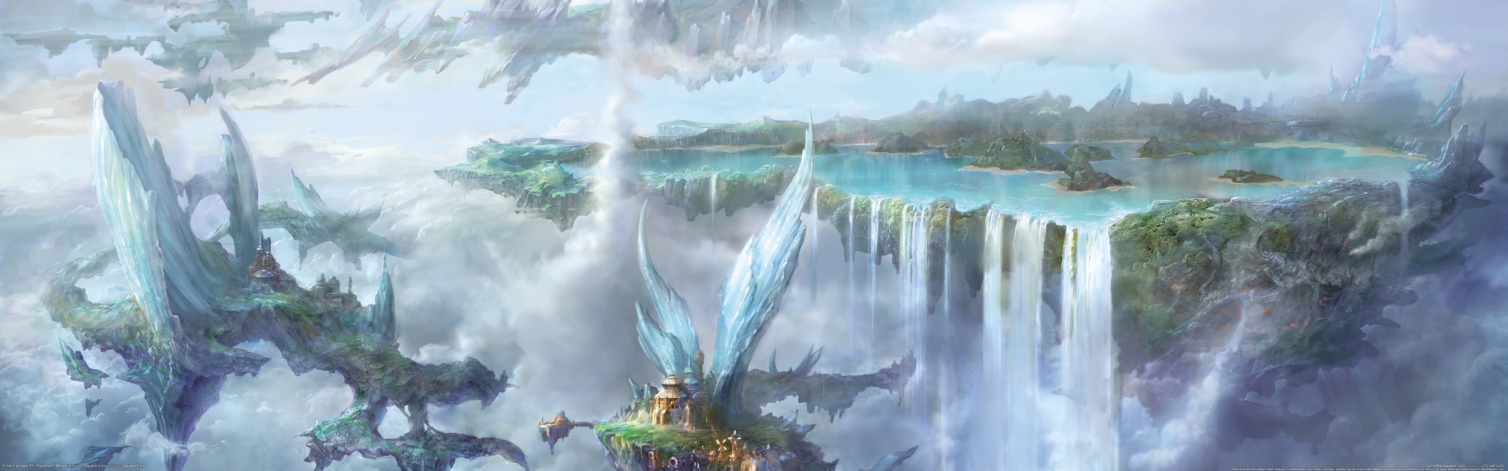 Final Fantasy Floating Islands - HD Wallpaper 