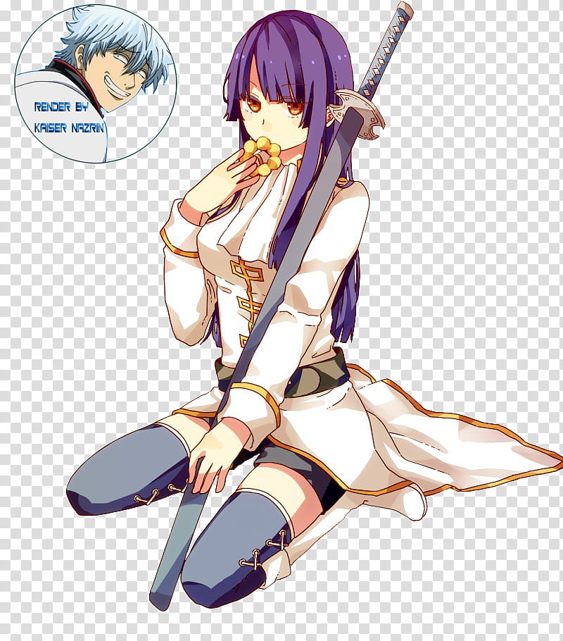 Gintama Imai Nobume Render Girl Anime Character Anime Female Sword Fighter 800x910 Wallpaper Teahub Io