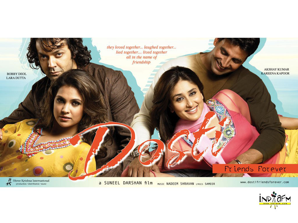 Lara Dutta,bobby Deol,kareena Kapoor,akshay Kumar - Dosti Friends Forever 2005 - HD Wallpaper 