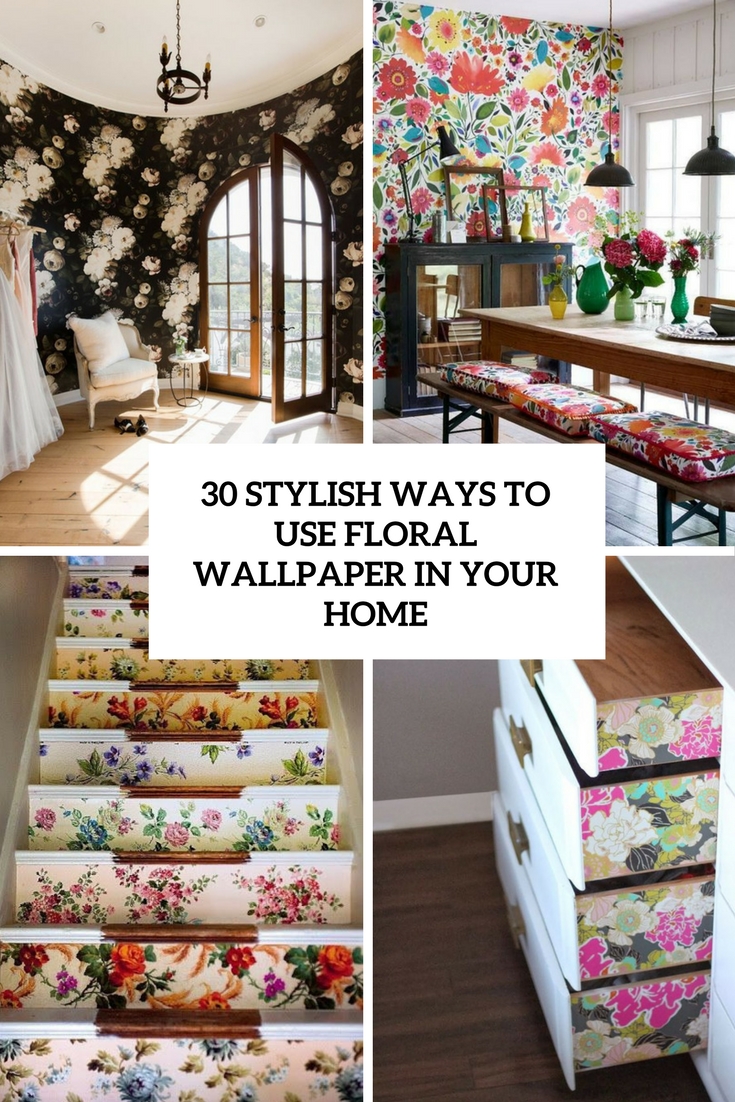 Stylish Ways To Use Floral Wallpaper In Your Home Cover - Bold Floral Wallpaper Room - HD Wallpaper 
