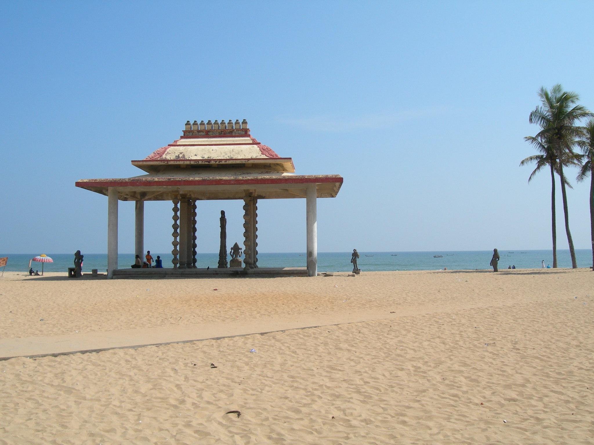 Golden Beach Chennai - HD Wallpaper 