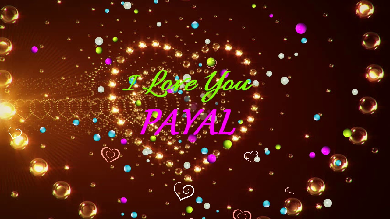 Love You Payal Name - 1280x720 Wallpaper 