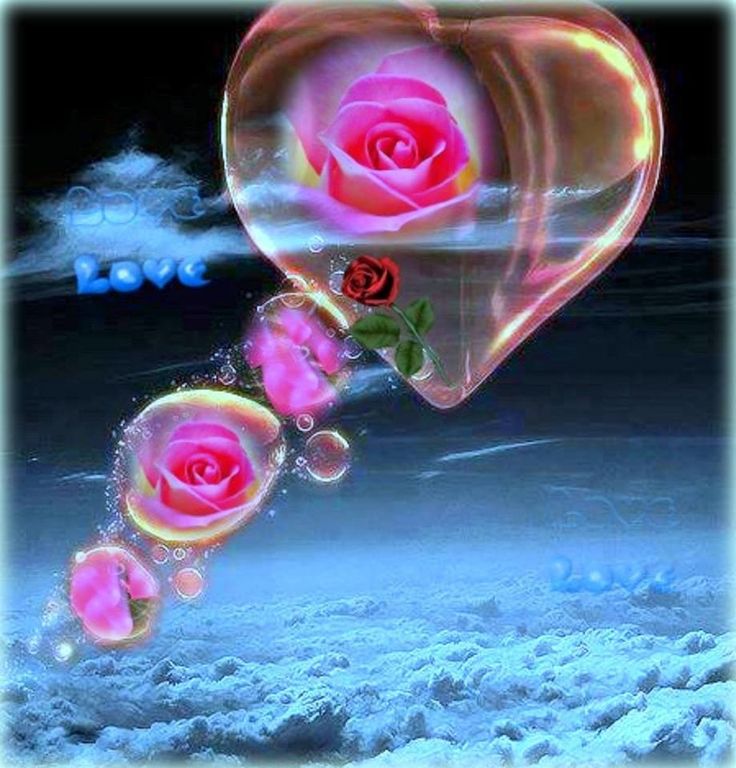 Imagenes De Rosas Y Corazones Bonitos - HD Wallpaper 