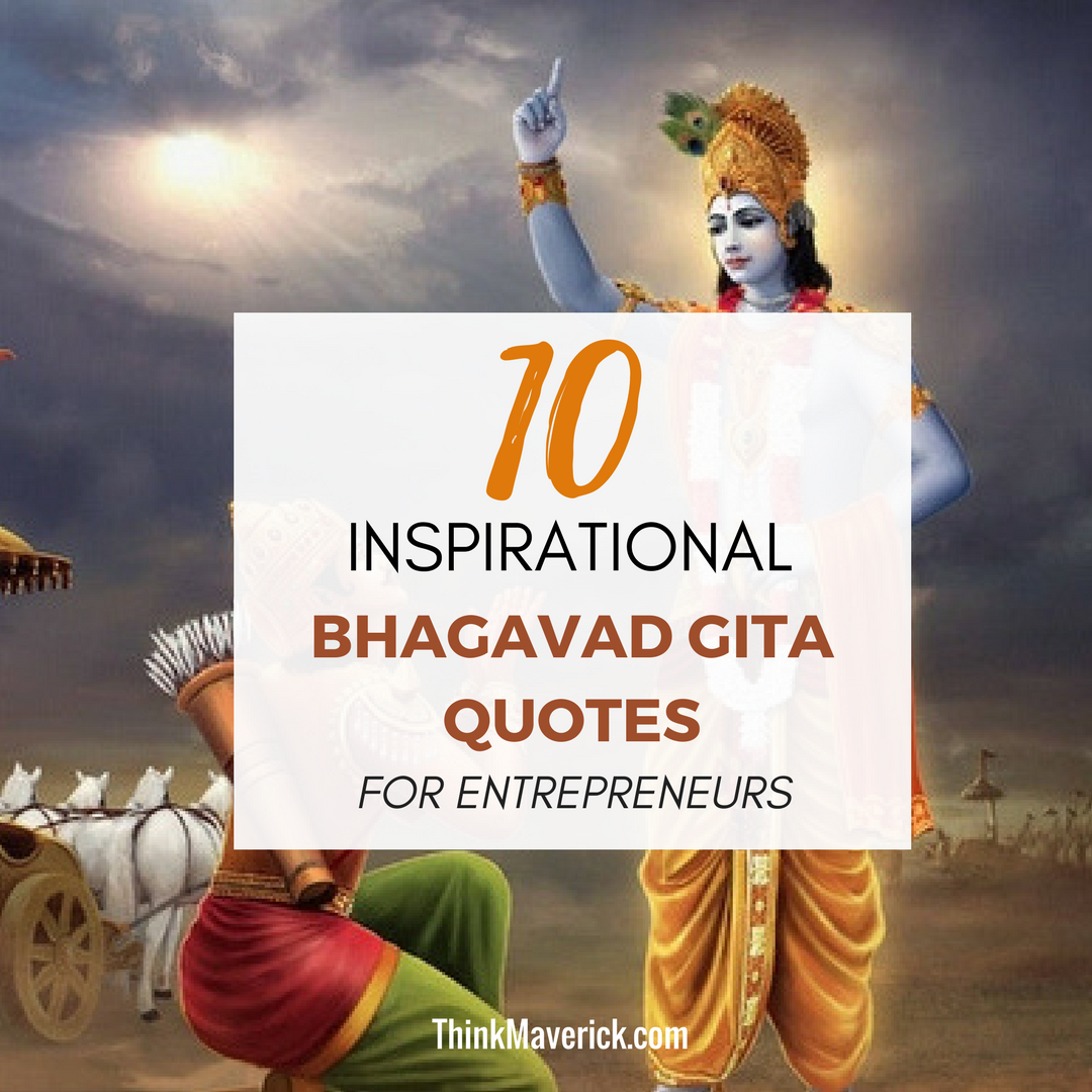 Inspirational Bhagavad Gita Quotes In English - HD Wallpaper 